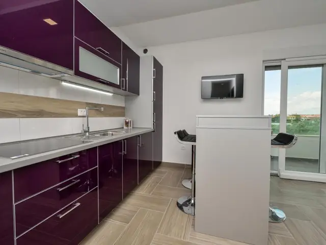Voll ausgestattete Küche eines Apartments von Boutique Apartments Blitz